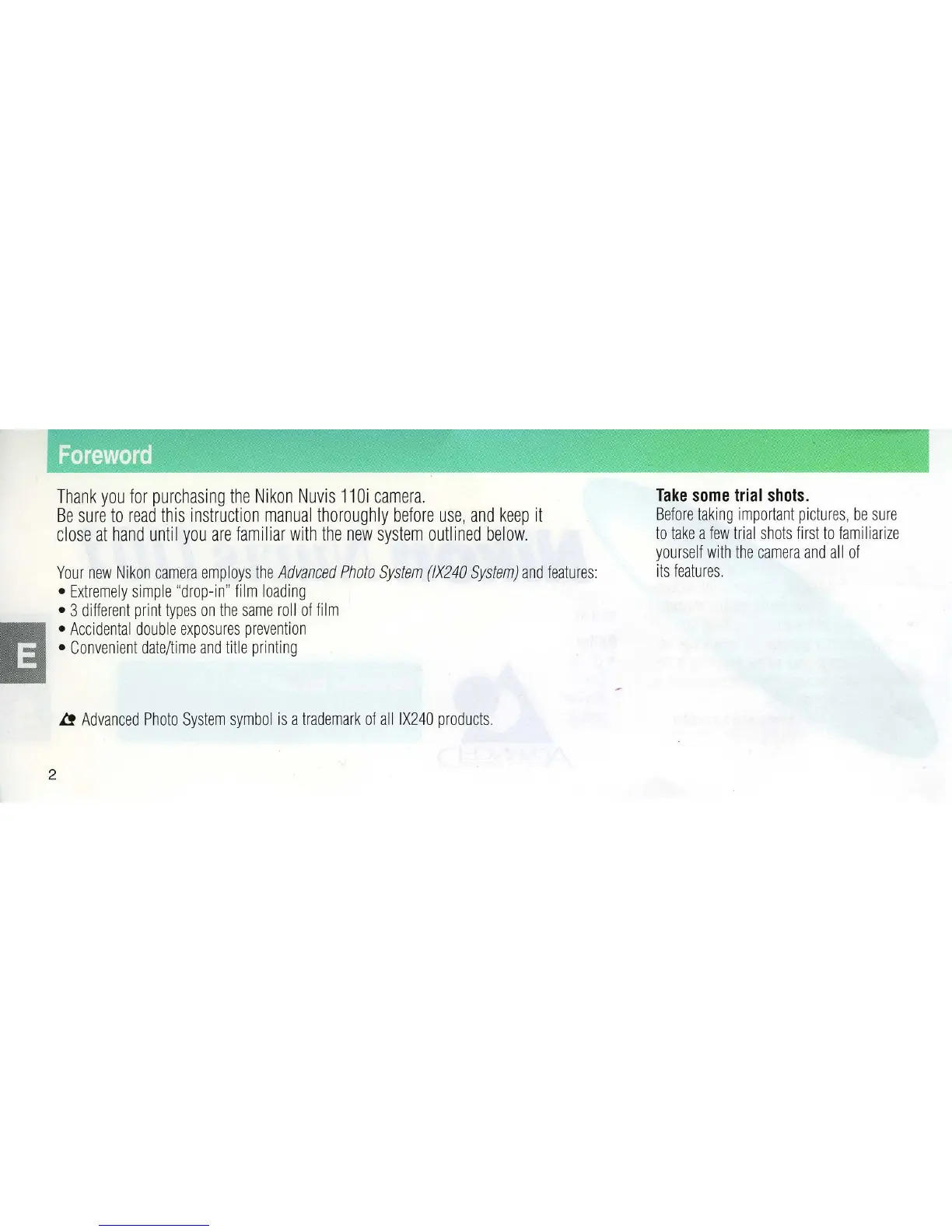 Page #2 background image