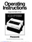 Preview: Operating Instructions