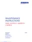 Preview: Maintenance Instructions