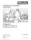 Preview: Operating And Installation Manual