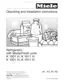 Preview: Operating And Installation Instructions