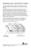 Preview: Operating Instructions