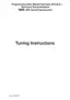 Preview: Tuning Instructions