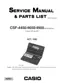 Preview: Service Manual & Parts Manual