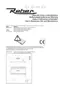 Preview: Use And Maintenance Manual