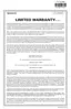 Preview: Limited Warranty