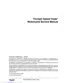 Preview: Service Manual