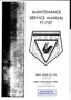 Preview: Maintenance Service Manual