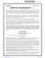 Preview: Limited Warranty