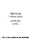 Preview: Operating Instructions