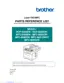 Preview: Parts Reference List