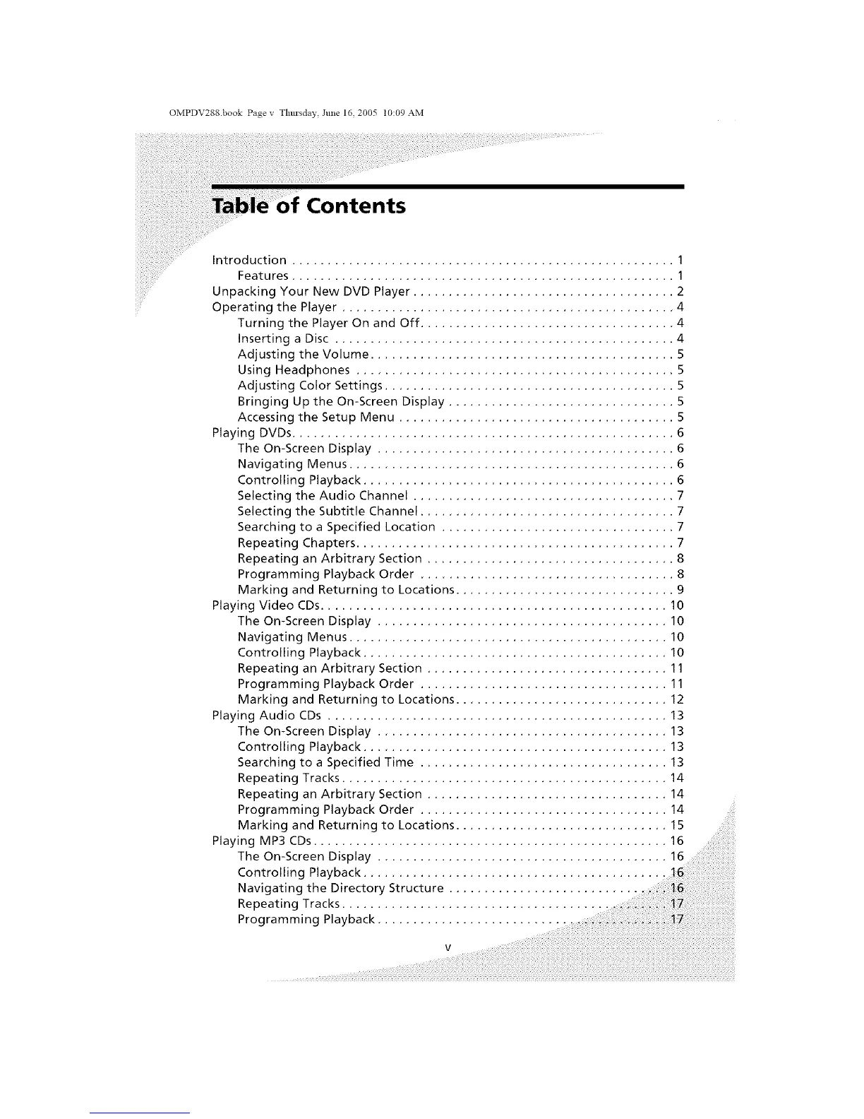 Page #5 background image
