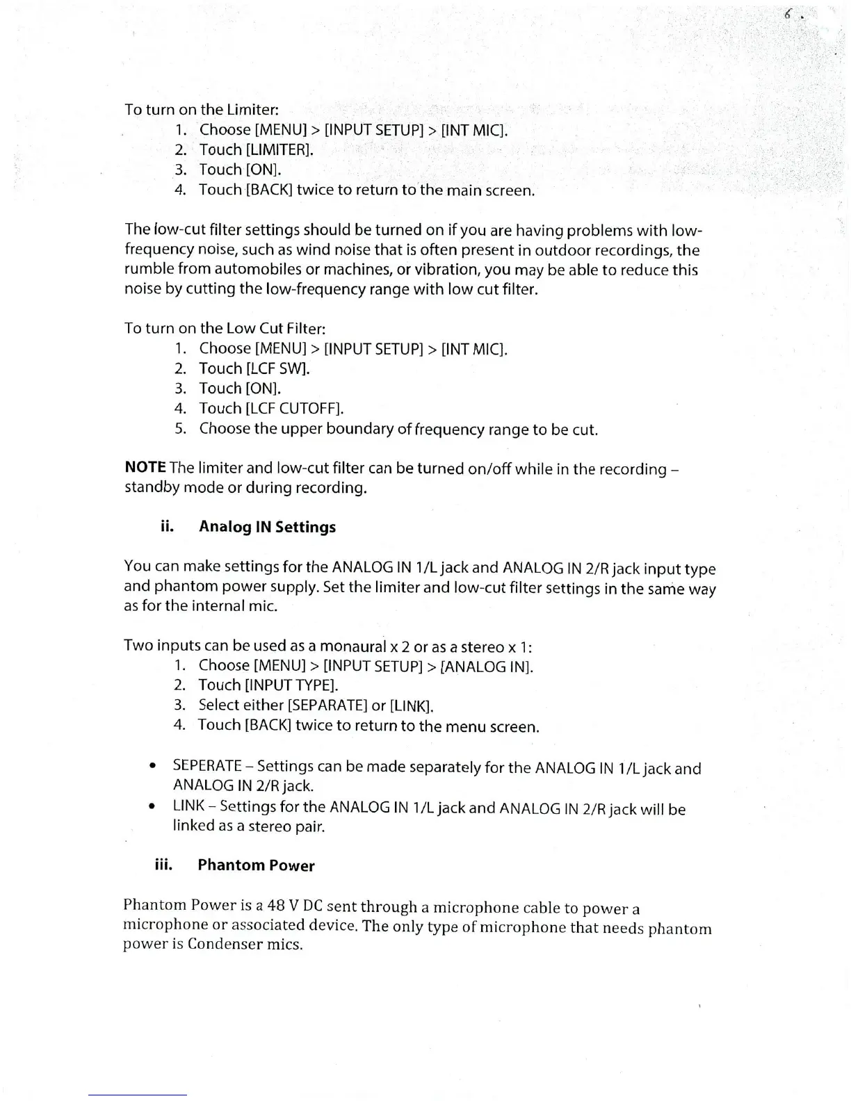 Page #6 background image