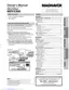 Preview: Owners Manual/Install Guide