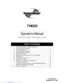 Preview: Operator's Manual