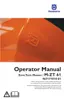 Preview: Operator's Manual