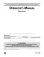 Preview: Operator's Manual