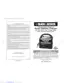 Preview: User's Manual & Warranty Information