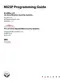 Preview: Programming Guide