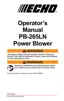 Preview: Operator's Manual