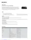 Preview: Specifications