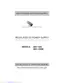 Preview: Installation & Operating Manual