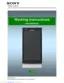 Preview: Working Instructions