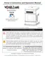 Preview: Owner’S Instruction And Operation Manual