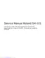 Preview: Service Manual