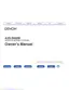 Preview: Owner's Manual