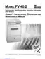 Preview: Owner's Installation, Operation And Maintenance Manual