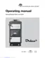 Preview: Operating Manual