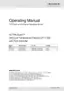 Preview: Operating Manual