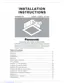 Preview: Installation Instructions