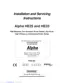 Preview: Installation And Servicing Instructions