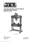 Preview: Operating Instructions And Parts Manual