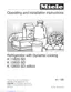 Preview: Operating And Installation Manual