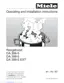 Preview: Operating And Installation Instructions