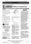 Preview: Operating Instructions And Parts List