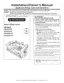 Preview: Installation And Owner's Manual