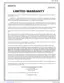 Preview: Limited Warranty