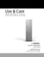 Preview: Use & Care Manual