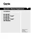 Preview: Operator's Manual Supplement