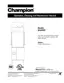 Preview: Operation, Cleaning And Maintenance Manual