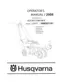 Preview: Operator’S Manual With Parts Listing