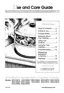 Preview: Use And Care Guide
