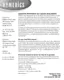 Preview: Instruction Manual And  Warranty Information