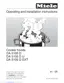Preview: Operating And Installation Instructions