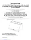 Preview: Installation Instructions And Use And Care Guide