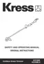 Preview: Safety And Operating Manual